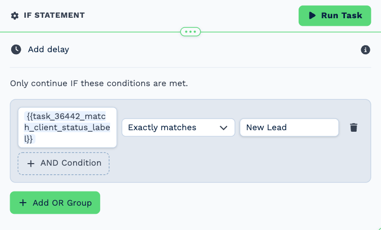 The If Statement task named Still new?, opened to its settings